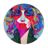 Abstrakt Schneidebrett (Vorderseite)