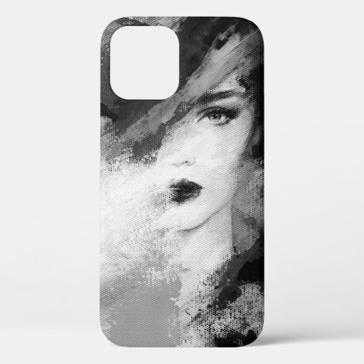 Abstrakt schöne Frau. Modellierung. ac Case-Mate iPhone Hülle (Rückseite)