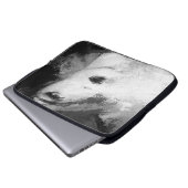 Abstrakt schöne Frau. Modellierung. ac Laptopschutzhülle (Vorne Knopf)