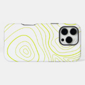 abstrakt schönes Gelb iPhone Hülle (Rückseite (Horizontal))