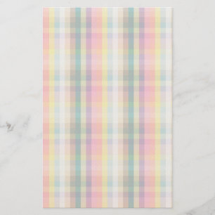 Abstrakt schottisch Kariert Briefpapier