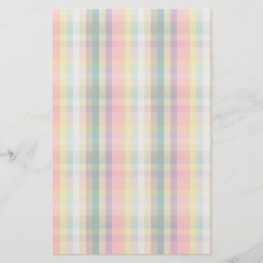 Abstrakt schottisch Kariert Briefpapier (Vorderseite)