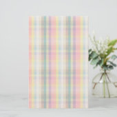 Abstrakt schottisch Kariert Briefpapier (Stehend Vorderseite)