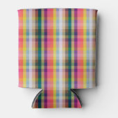 Abstrakt schottisch Kariert Dosenkühler (Vorderseite)
