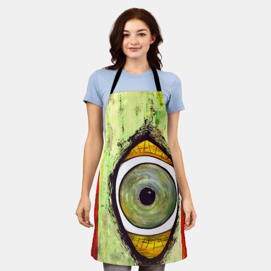 Abstrakt Schürze (Getragen)