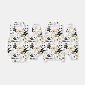 Abstrakt Schwarz-Gelb-Grau Nahtloses Muster Geschenkschachtel (Ungefaltet)