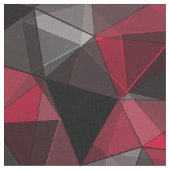 Abstrakt Schwarz, rot, grau geometrisch. Stoff (Nahaufnahme)