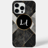 Abstrakt Schwarz und Gold dekorative Geometrie