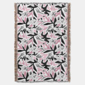 Abstrakt, schwarz und rosa, Jugend, moderne Tablet Decke (Vorderseite Vertikal)