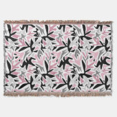 Abstrakt, schwarz und rosa, Jugend, moderne Tablet Decke (Vorderseite)