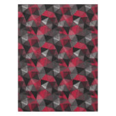Abstrakt, schwarz und rot, Dreieck, geometrisch, b Tischdecke (Vorderseite)