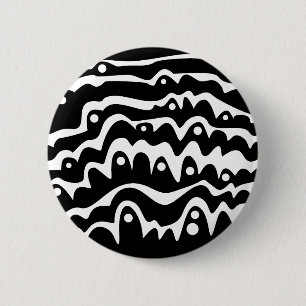 Abstrakt Schwarz und Weiß Button
