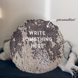 Abstrakt, schwarz und weiß (geknackte Wand) Rundes Kissen