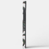 Abstrakt Schwarz/Weiß mit farbigen Details oder ve Case-Mate iPhone Hülle (Rückseite / Links)