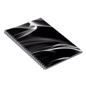 Abstrakt Schwarz-Weiß-Rauch Notizblock (Rechte Seite)