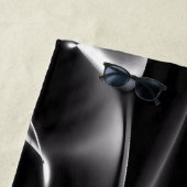 Abstrakt Schwarz-Weiß-Rauch Strandtuch (Beispiel)