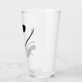 Abstrakt Schwarzweiß Glas (Links)