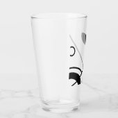 Abstrakt Schwarzweiß Glas (Rechts)