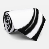 abstrakt Schwarzweiß Krawatte (Gerollt)