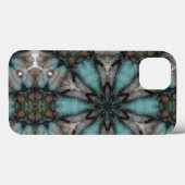 Abstrakt Sci-fi Turquoise Star Windmill Case-Mate iPhone Hülle (Rückseite (Horizontal))