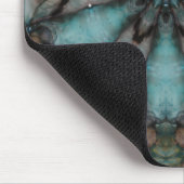 Abstrakt Sci-fi Turquoise Star Windmill Mousepad (Ecke)