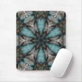 Abstrakt Sci-fi Turquoise Star Windmill Mousepad (Mit Mouse)