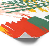 Abstrakt Scribble Poster (Ecke)