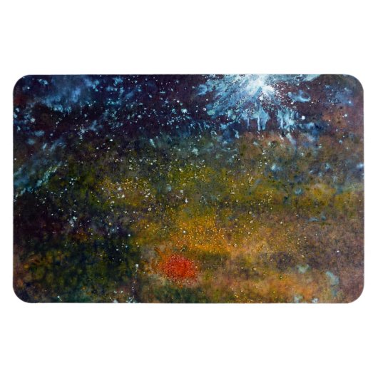 Abstrakt, Sea at Night. Magnet (Horizontal)