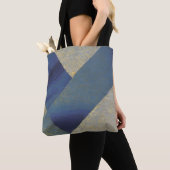 Abstrakt Seascape Fractured Zig Zag Waves 09 Tasche (Von Nahem)
