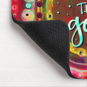 Abstrakt sehen Sie die gute Zitatinkrivität Mousepad (Ecke)