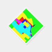 Abstrakt Serviette (Ecke)