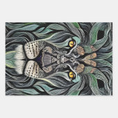 Abstrakt Shabby Chic King Lion Geschenkpapier Set (Vorderseite 2)