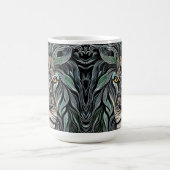 Abstrakt Shabby Chic King Lion Kaffeetasse (Mittel)
