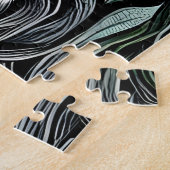 Abstrakt Shabby Chic King Lion Puzzle (Seite)