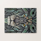 Abstrakt Shabby Chic King Lion Puzzle (Horizontal)