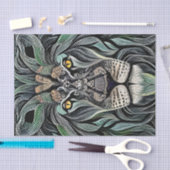 Abstrakt Shabby Chic King Lion Seidenpapier (Handwerk)