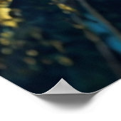 Abstrakt Shattered Mirror Poster Vivid Modern (Ecke)