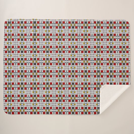 Abstrakt Sherpadecke (Vorderseite (Horizontal))
