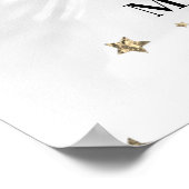 *~* Abstrakt Silbergrau DANDELION Wünschen Poster (Ecke)