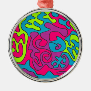 abstrakt silbernes ornament