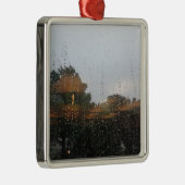 Abstrakt Silbernes Ornament (Rechts)