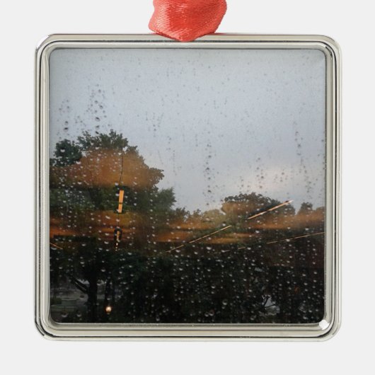 Abstrakt Silbernes Ornament (Vorne)