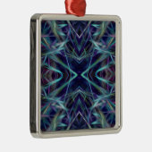 Abstrakt Silbernes Ornament (Rechts)