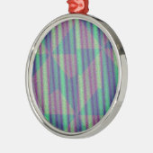 Abstrakt Silbernes Ornament (Links)