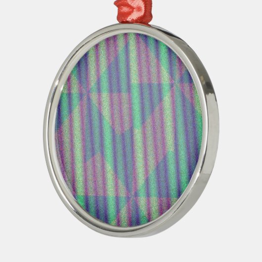 Abstrakt Silbernes Ornament (Links)