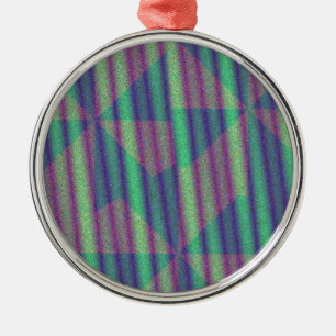 Abstrakt Silbernes Ornament