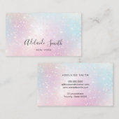 abstrakt simulierter Schimmer Visitenkarte (Vorne/Hinten)