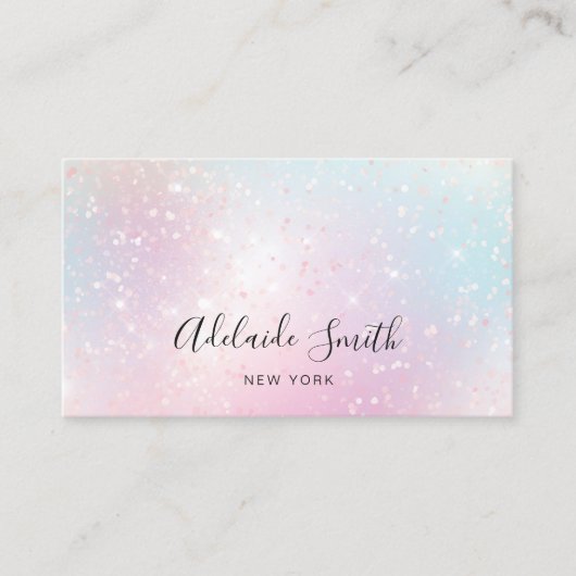 abstrakt simulierter Schimmer Visitenkarte (Vorderseite)