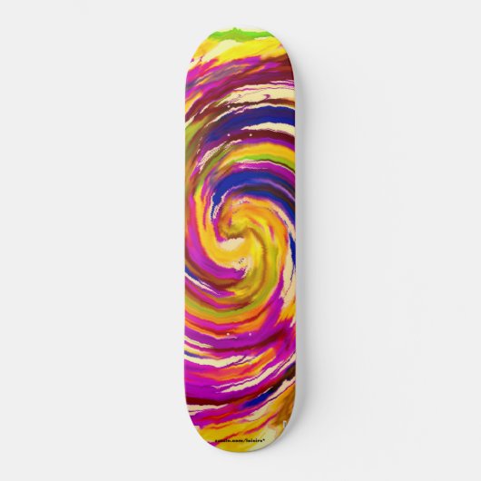 Abstrakt Skateboard (Vorderseite)