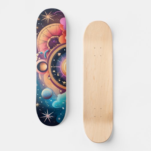 Abstrakt Skateboard (Vorderseite)